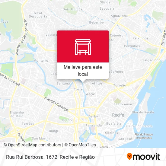 Rua Rui Barbosa, 1672 mapa