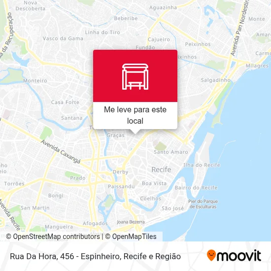 Rua Da Hora, 456 - Espinheiro mapa