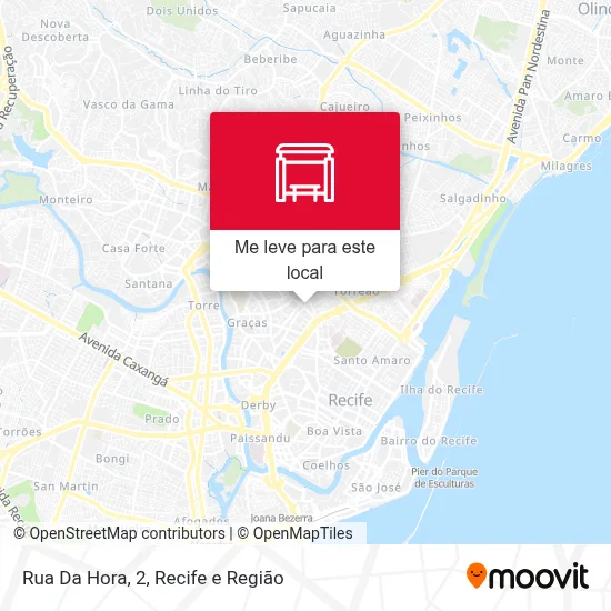 Rua Da Hora, 2 mapa