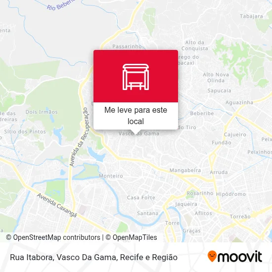 Rua Itabora, Vasco Da Gama mapa