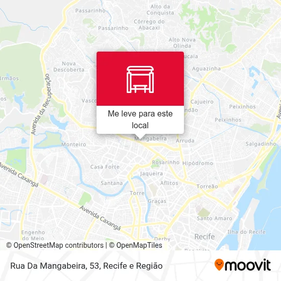 Rua Da Mangabeira, 53 mapa