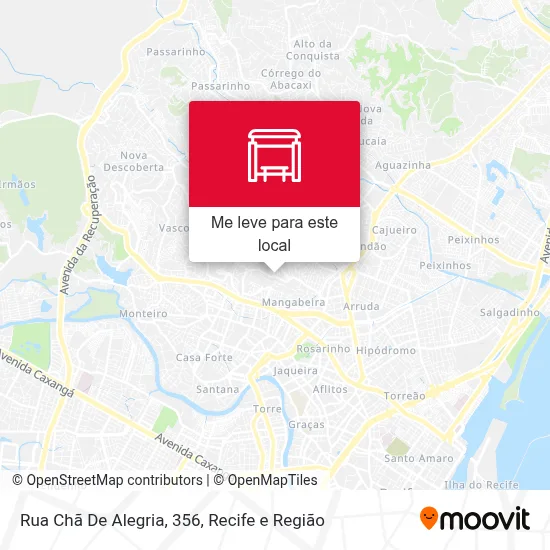 Rua Chã De Alegria, 356 mapa