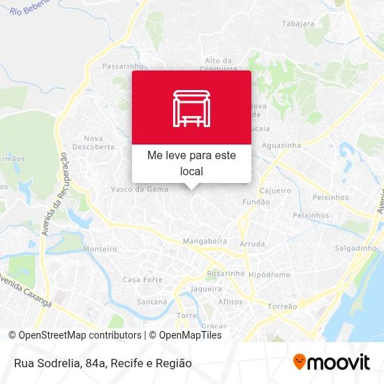 Rua Sodrelia, 84a mapa