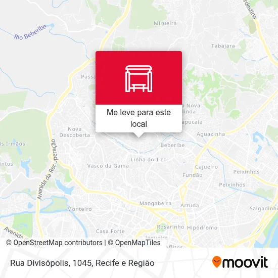 Rua Divisópolis, 1045 mapa