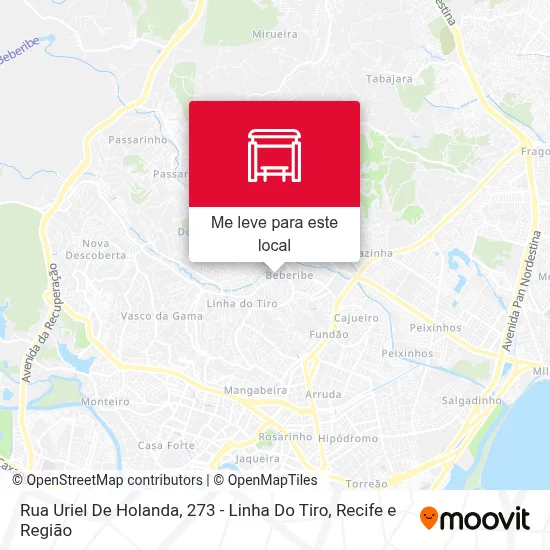 Rua Uriel De Holanda, 273 - Linha Do Tiro mapa