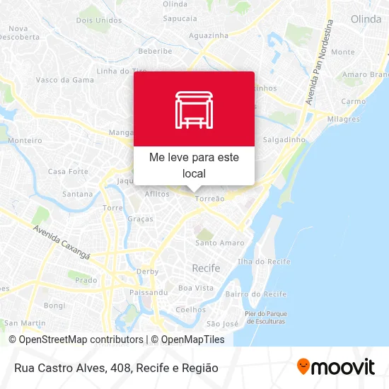 Rua Castro Alves, 408 mapa
