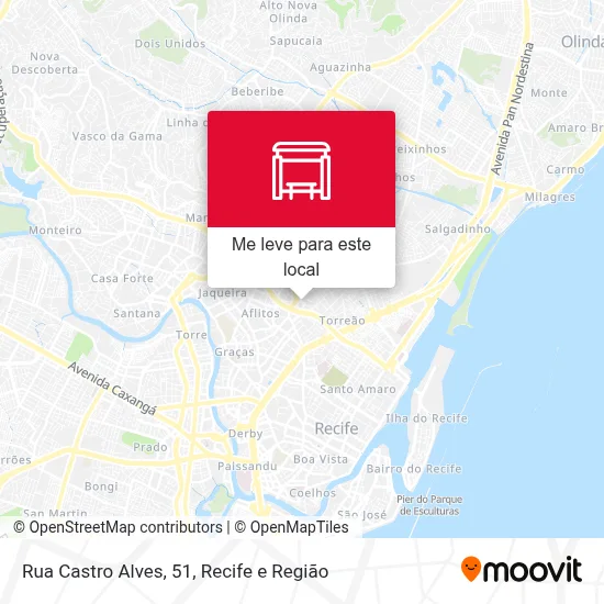 Rua Castro Alves, 51 mapa