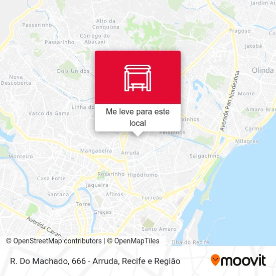R. Do Machado, 666 - Arruda mapa