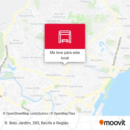 R. Belo Jardim, 285 mapa