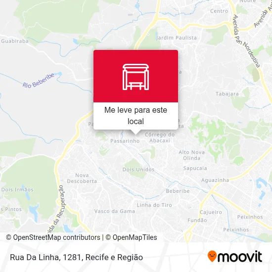 Rua Da Linha, 1281 mapa