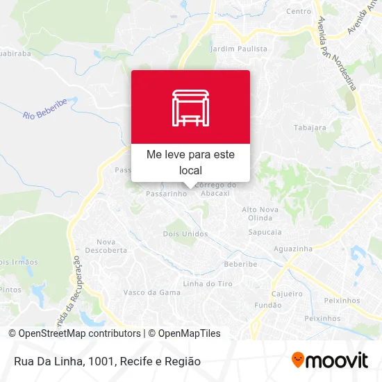 Rua Da Linha, 1001 mapa