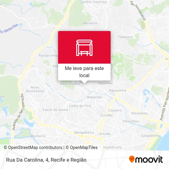 Rua Da Carolina, 4 mapa