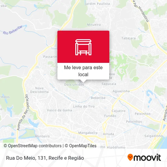 Rua Do Meio, 131 mapa