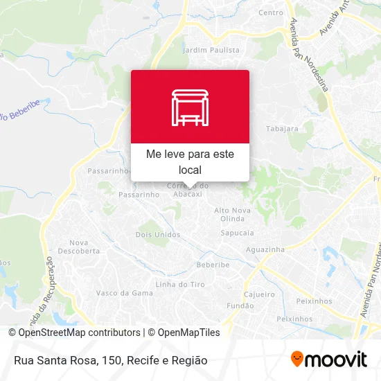 Rua Santa Rosa, 150 mapa