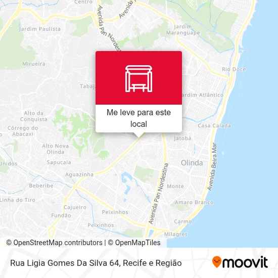 Rua Ligia Gomes Da Silva 64 mapa