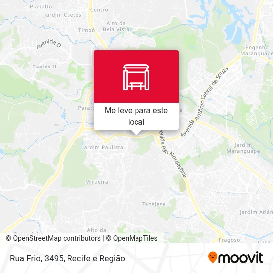Rua Frio, 3495 mapa