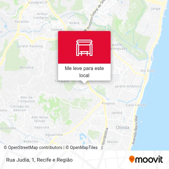 Rua Judia, 1 mapa