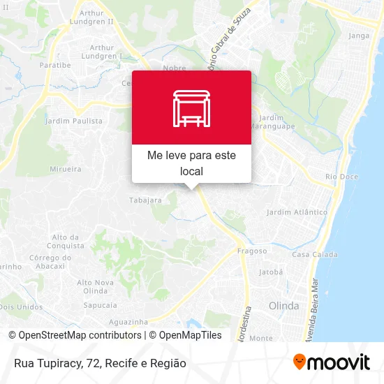 Rua Tupiracy, 72 mapa