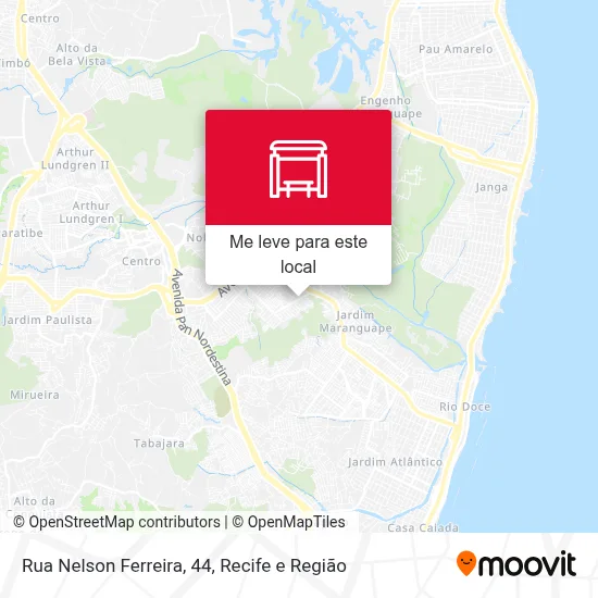 Rua Nelson Ferreira, 44 mapa