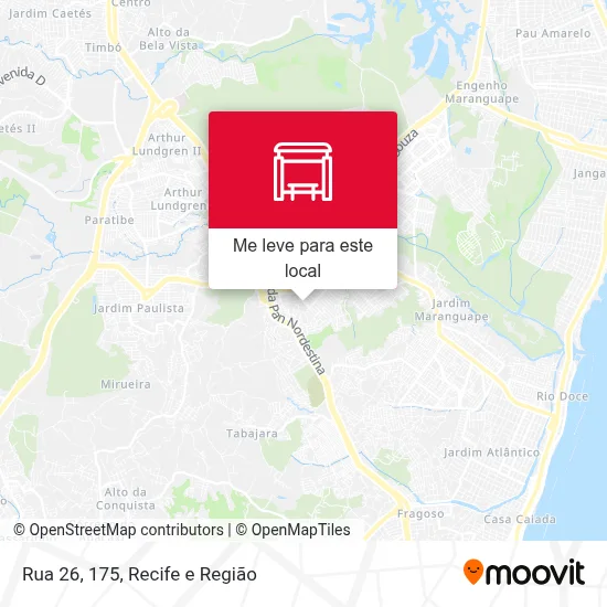 Rua 26, 175 mapa