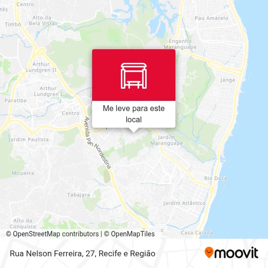Rua Nelson Ferreira, 27 mapa