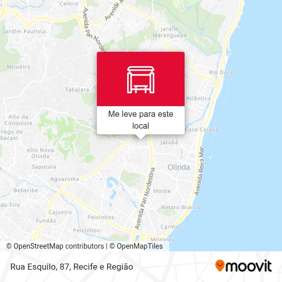 Rua Esquilo, 87 mapa