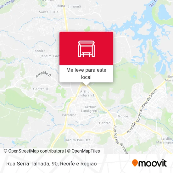 Rua Serra Talhada, 90 mapa