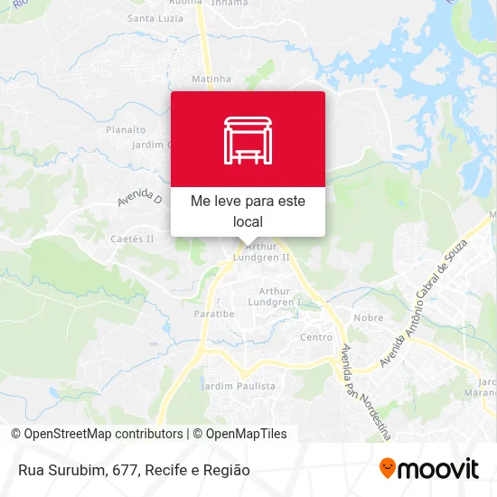 Rua Surubim, 677 mapa