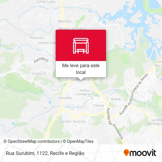 Rua Surubim, 1122 mapa