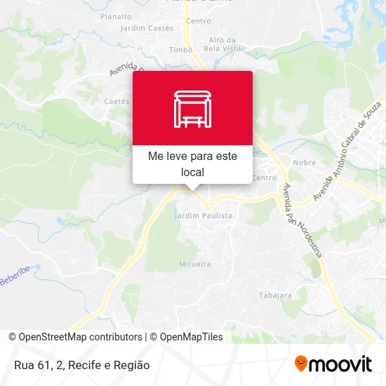 Rua 61, 2 mapa