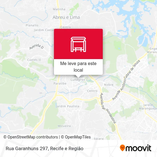 Rua Garanhuns 297 mapa