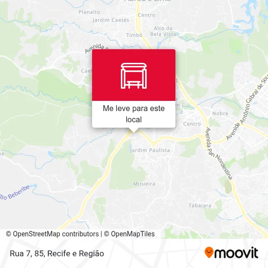Rua 7, 85 mapa