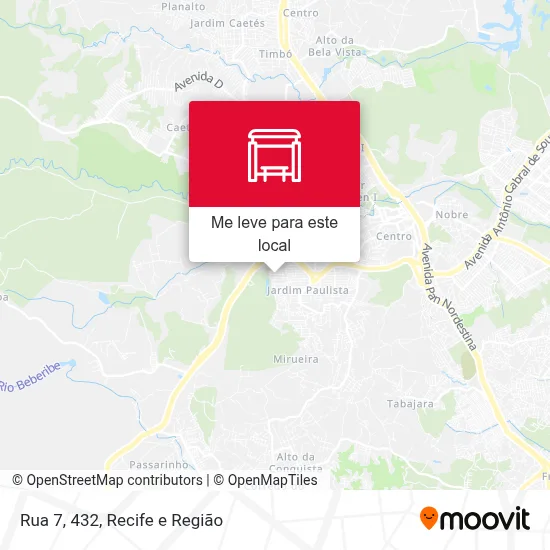 Rua 7, 432 mapa