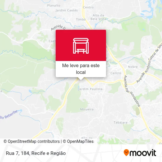 Rua 7, 184 mapa