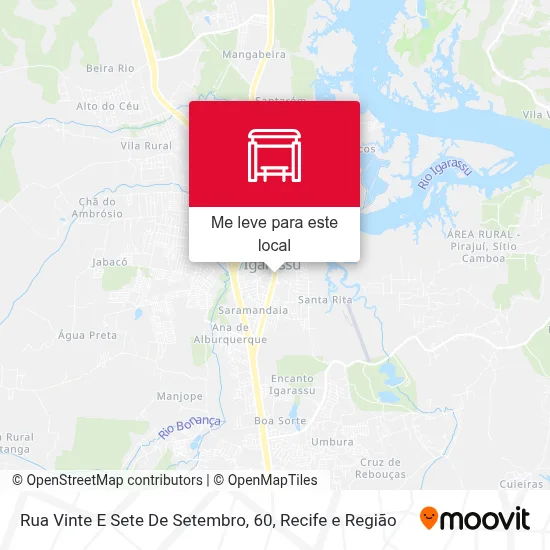 Rua Vinte E Sete De Setembro, 60 mapa