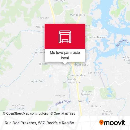 Rua Dos Prazeres, 587 mapa