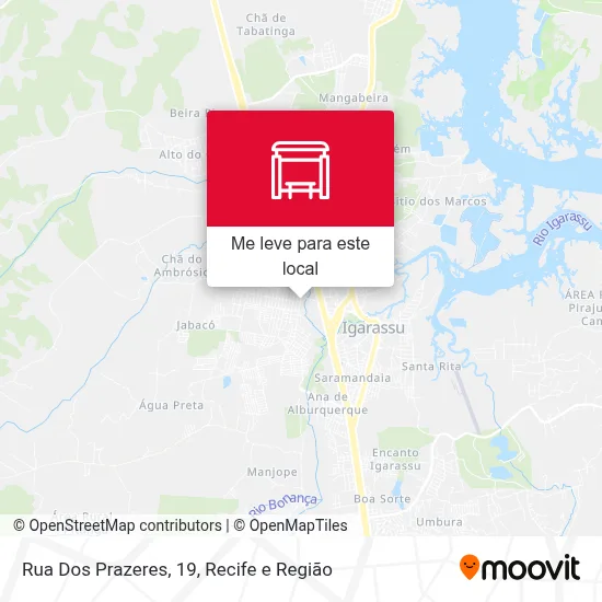 Rua Dos Prazeres, 19 mapa