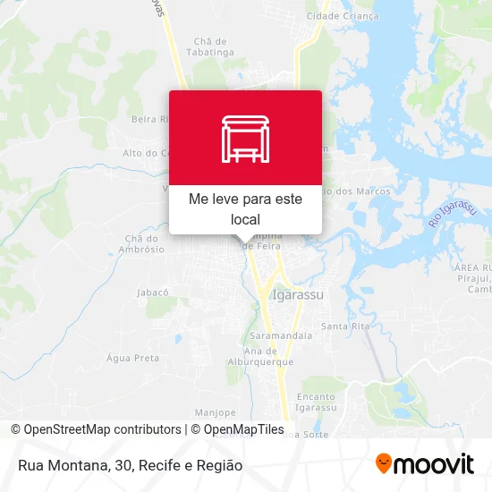Rua Montana, 30 mapa