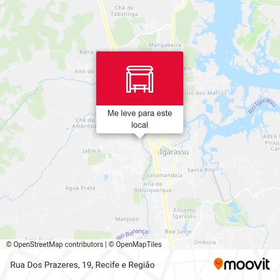 Rua Dos Prazeres, 19 mapa