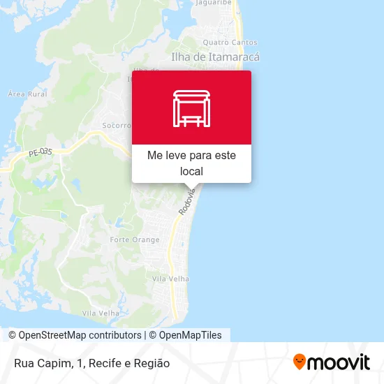 Rua Capim, 1 mapa