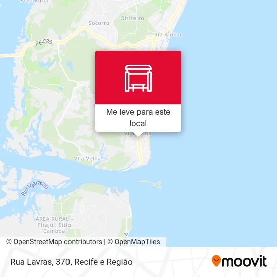 Rua Lavras, 370 mapa