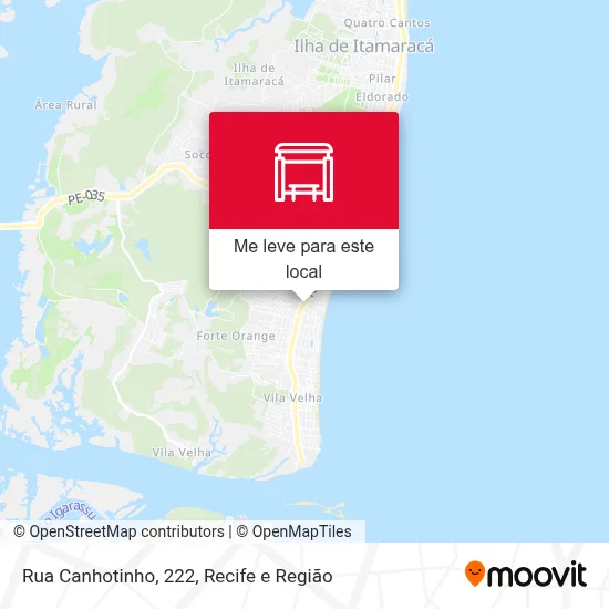 Rua Canhotinho, 222 mapa