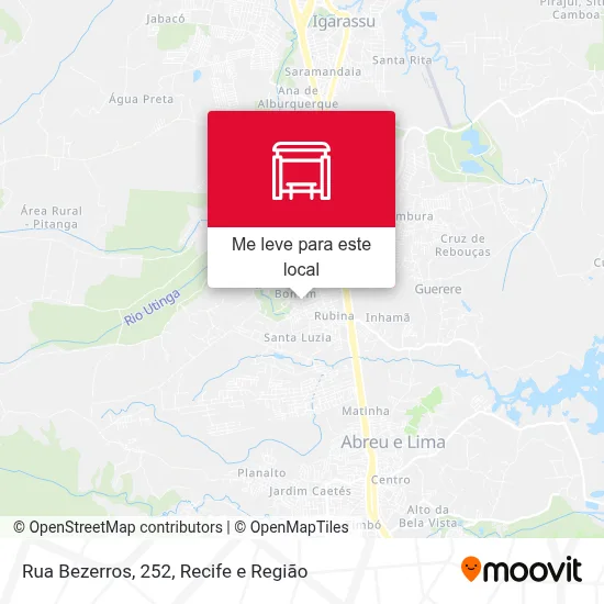 Rua Bezerros, 252 mapa