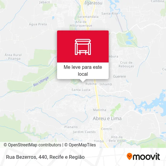 Rua Bezerros, 440 mapa