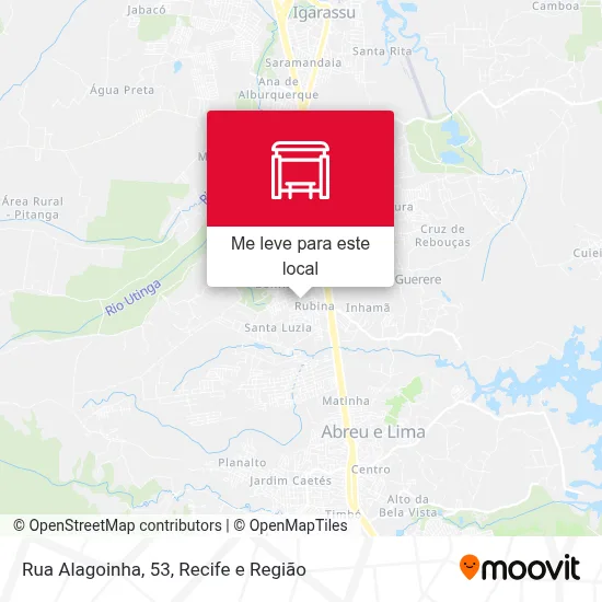 Rua Alagoinha, 53 mapa
