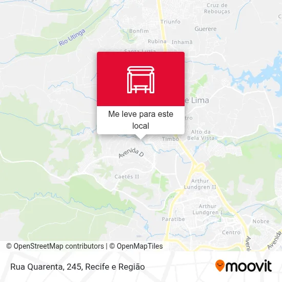 Rua Quarenta, 245 mapa