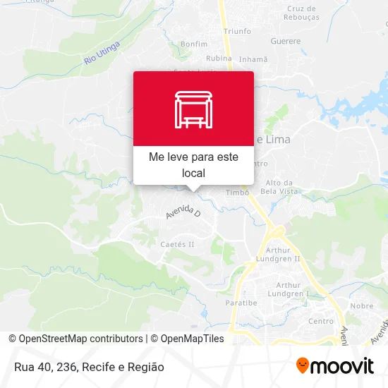Rua 40, 236 mapa