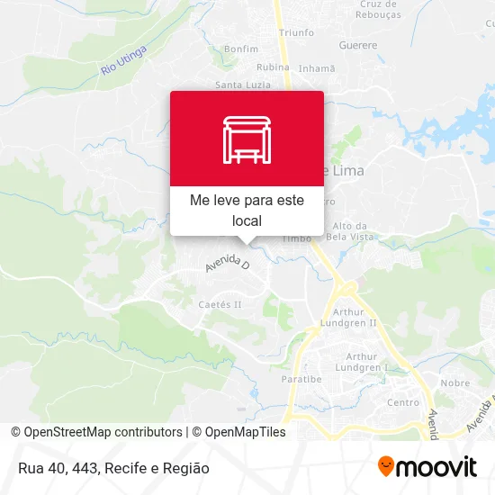 Rua 40, 443 mapa
