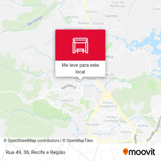 Rua 49, 36 mapa