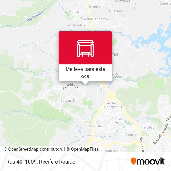 Rua 40, 1009 mapa